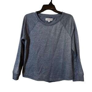 Live‎ Love Lounge Karen Neuburger Women's Lounge Top Small Long Sleeve Blue